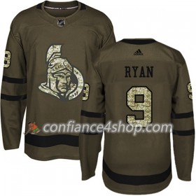 Adidas Maillot de Hockey Ottawa Senators Bobby Ryan 9 2017-2018 Camo Vert Authentic - Homme